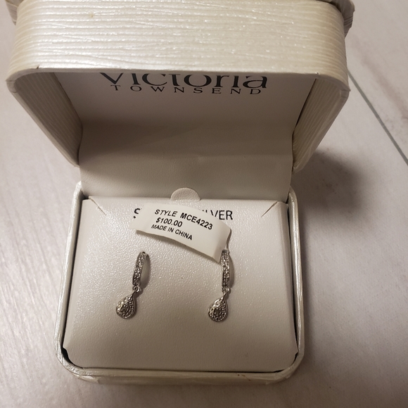 Authentic Victoria Townsend Sterling Silver Earrings - Picture 3 of 5